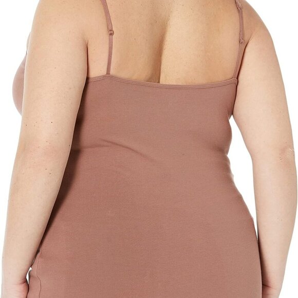 Women's Slim-Fit Knit V-Neck Layering Cami Available in Plus Size, Pack of 4 - Picture 7 of 9